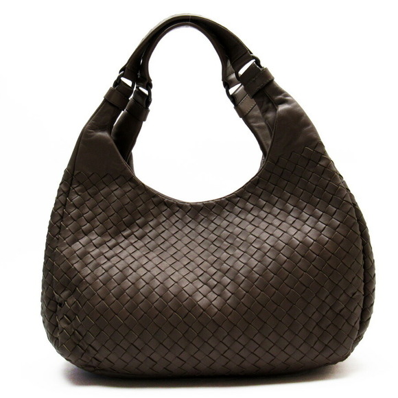 Bottega Veneta Handbags - Bottega Veneta handbag brown leather intrecciato weave